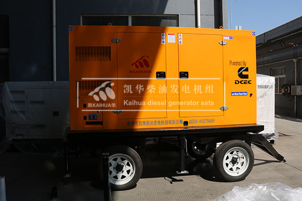 浙江建設(shè)一臺(tái)100kw移動(dòng)靜音發(fā)電機(jī)組成功出廠(chǎng)
